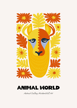 Llama Animal World Art