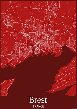 Brest City Map