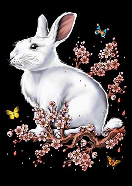 Rabbit Cherry Blossom