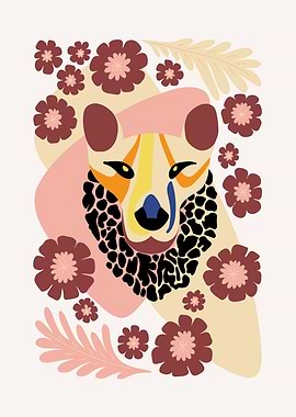 Abstract Animal Portrait