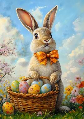 Easter Bunny Painting