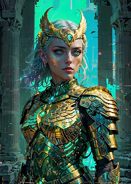 Aegis of Eternity: Athena's Divine Circuitry