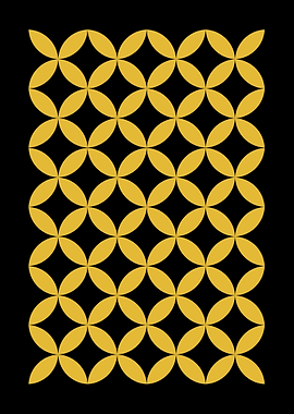 Gold Geometric Pattern