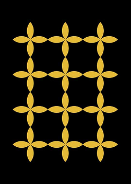 Gold Geometric Pattern