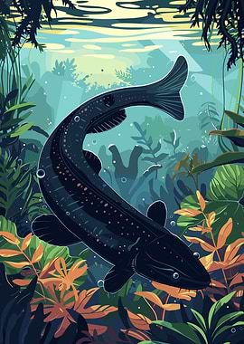 Aquatic Creature Illustration
