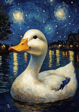 Starry Night Duck
