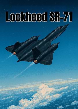 SR-71 Blackbird in Pixel Flight