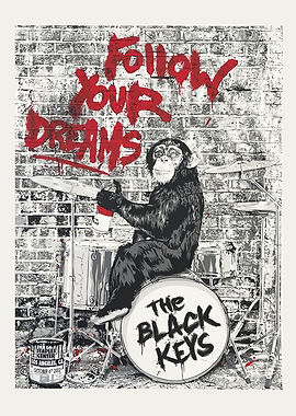 The Black Keys Monkey Drummer