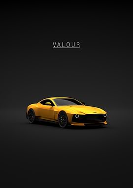 Aston Martin Valour 2024 - Yellow - front