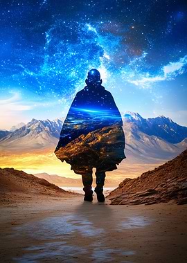 Silhouette in the Cosmos