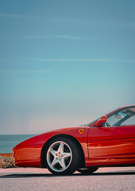 Red Ferrari 355