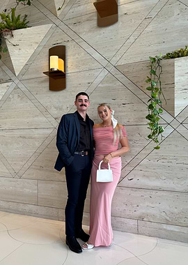 Couple in Formal Attire