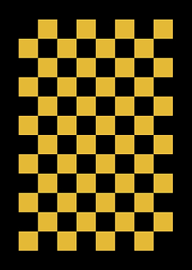 Gold and Black Checkerboard
