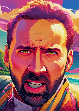 Nicolas Cage Portrait