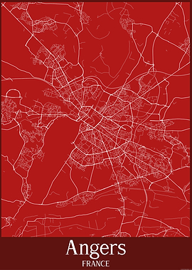 Angers City Map