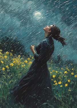 Woman in Rain