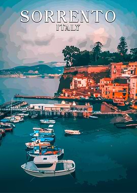 Sorrento Harbor Sunset