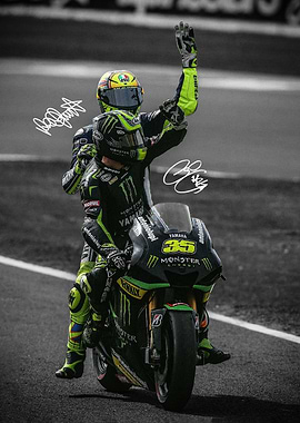 Valentino Rossi vs Cal Crutchlow