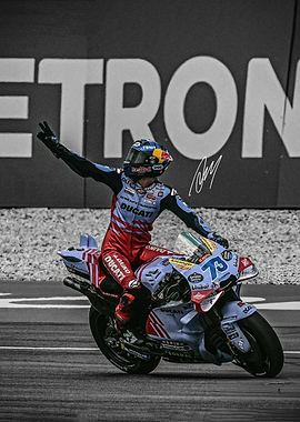 Alex Marquez MotoGP Victory Celebration