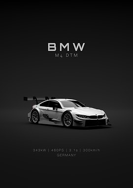 BMW M4 DTM 2015 - White - Specs