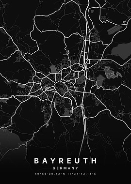 Bayreuth Germany City Map