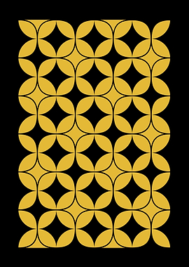 Gold Geometric Pattern