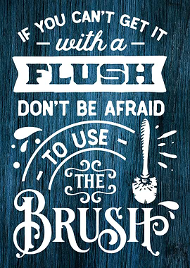 Toilet Brush Sign