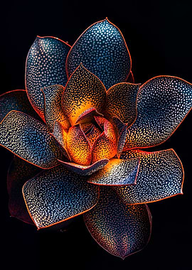 Succulent with Dotted Leaves