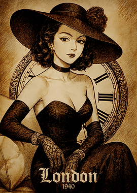 Vintage London Lady