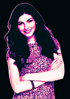 Victoria Justice Pop Art Portrait