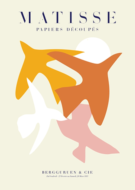 Matisse | Birds Triptych 22R