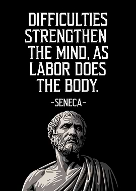 Seneca Stoic Quote Strength of Mind