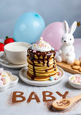 Baby's First Pancake Stack