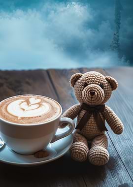 Teddy Bear and Latte