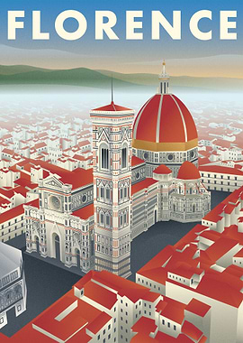 Florence Cathedral Illustration