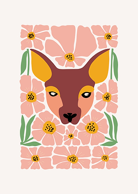 Deer in Flowers