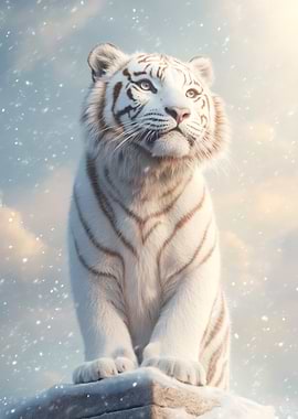 White Tiger in Winter