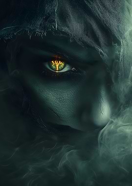 Mystical shadow witch