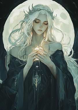 Moonlit Goddess, Daughter of the Moon