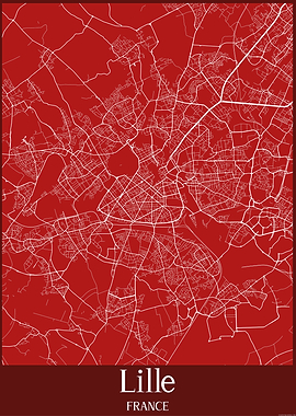 Lille City Map