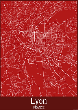 Lyon City Map
