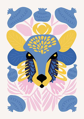 Abstract Animal Portrait