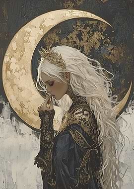 Golden Moon Woman, Moon Goddess