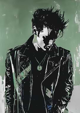 Man in Leather Jacket