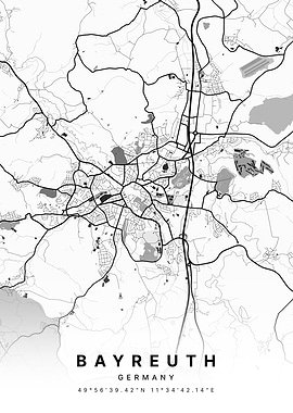 Bayreuth Germany City Map