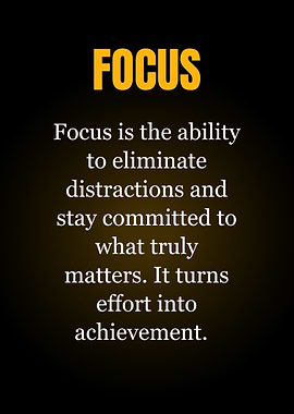 Focus Quote