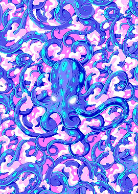 Glowing Octopus