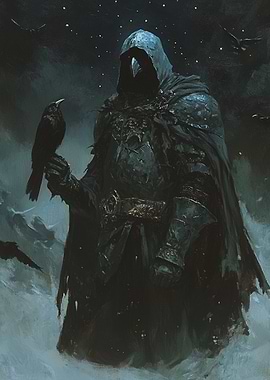 Raven Knight with Raven