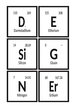 Periodic Table Elements - Designer