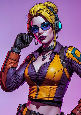 Cyberpunk Female Character